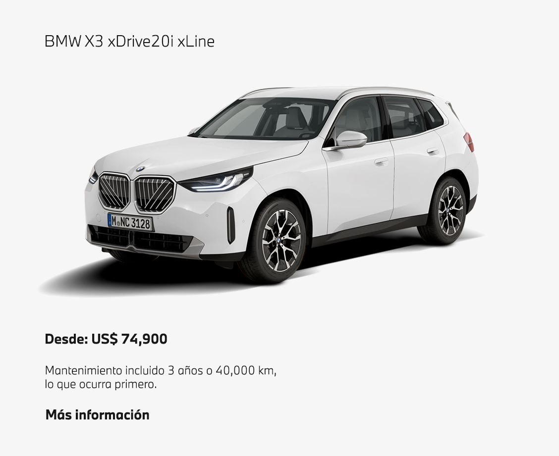 BMW X3 xDrive20i xLine